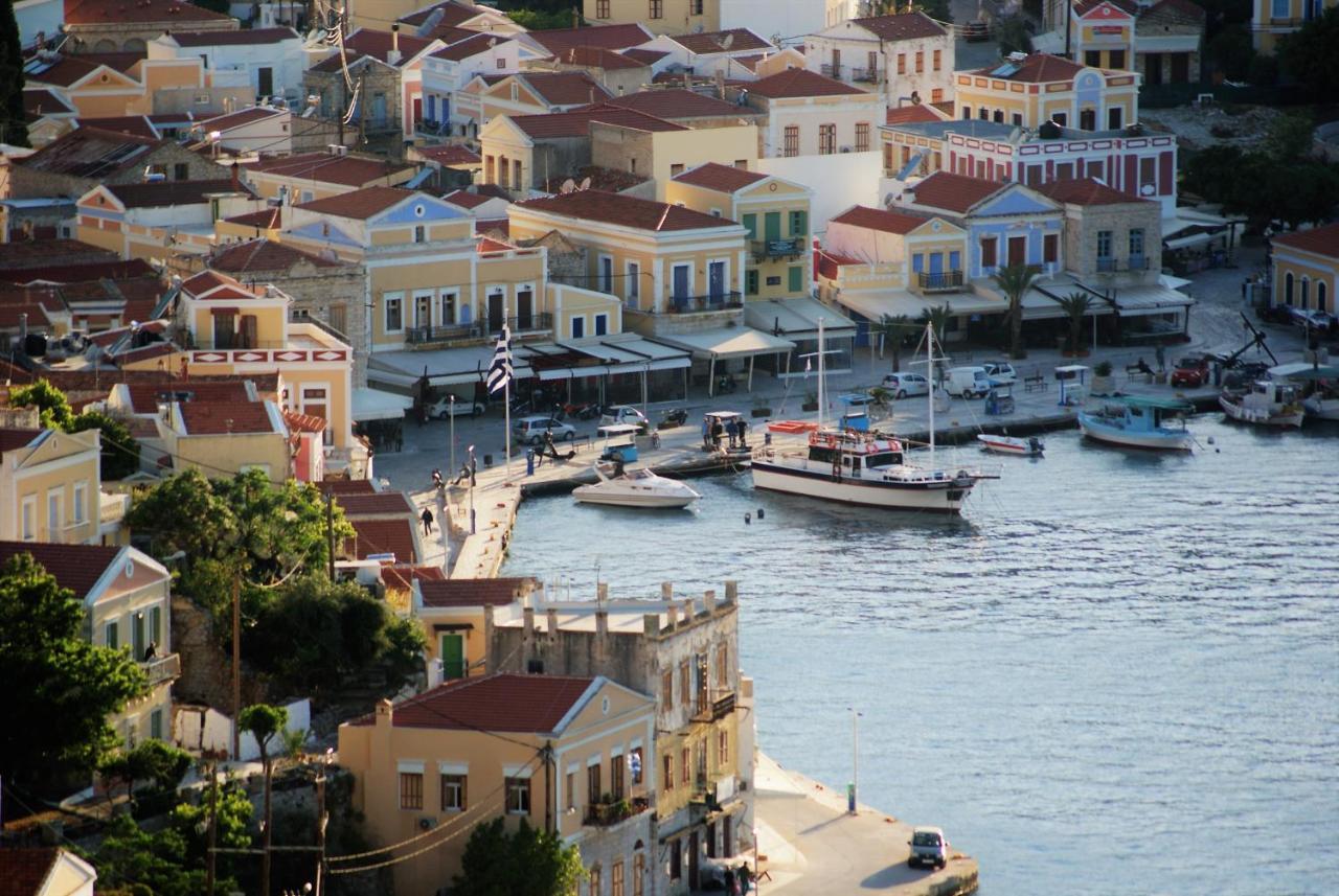 The Bougainvillea House Symi Exterior foto